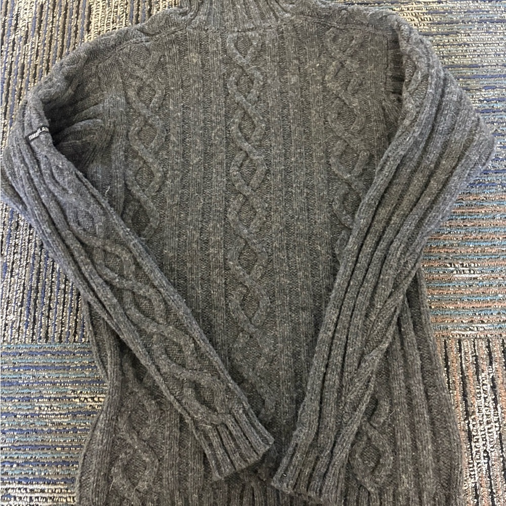 Timberland Dark Gray Turtleneck Sweater mens small
